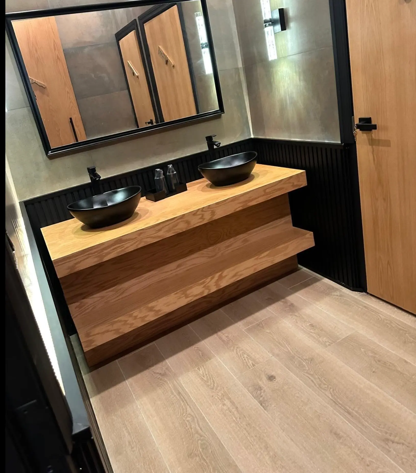 Bathroom Vanities completed by Accurate Carpentry