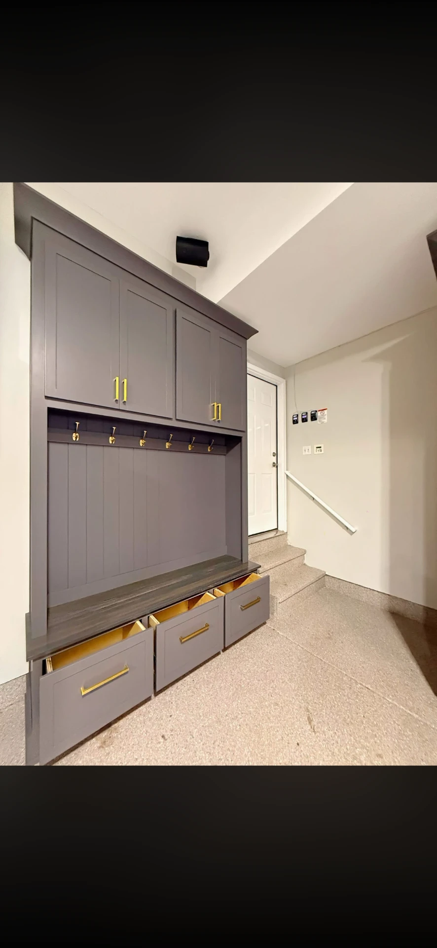 Mudroom Storage Wall